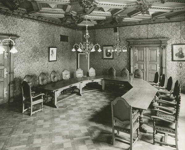 Rathaus Magistratssitzungszimmer um 1910